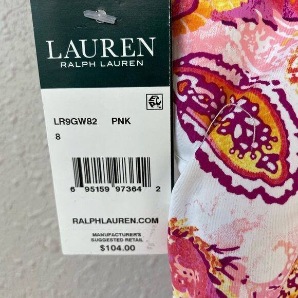 NWT Lauren Ralph Lauren Two-Piece Tankini and Bottoms - Sizes 8 and 10 Available - Picture 5 of 7